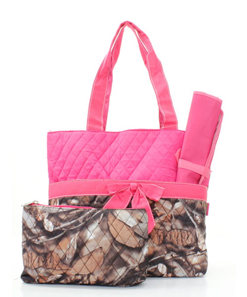 pink camo diaper bag backpack