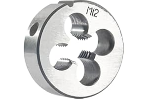 Aceteel M12 x 1.75 Metric Round Die, Machine Thread Die M12 X 1.75mm Right Hand