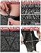 ODODOS Power Flex Yoga Shorts Women Tummy Control Workout Running Shorts Pants Yoga Shorts Hidden Pocket, CharcoalHeather, Medium