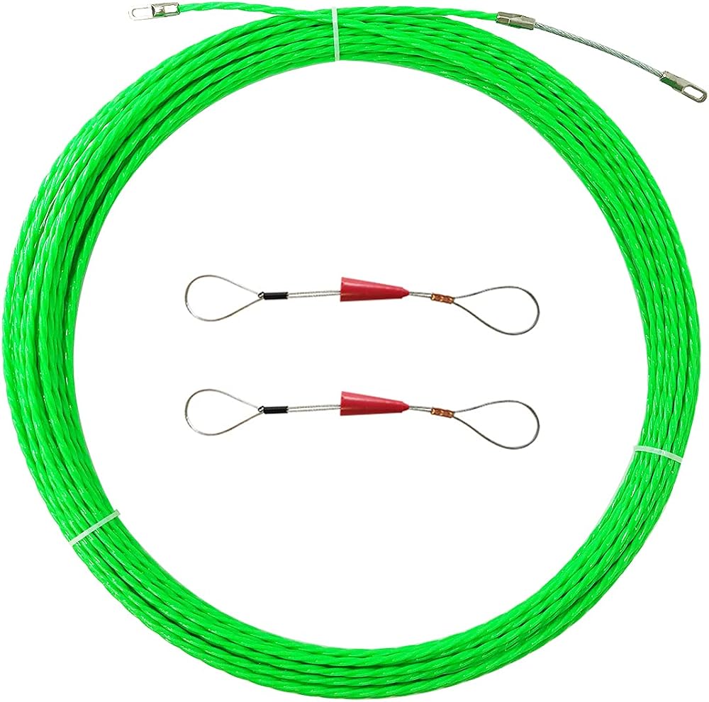 IRSCorp 10M 33ft Fish Tape Cable Puller 4mm PET Electrical Wire Guide Threader