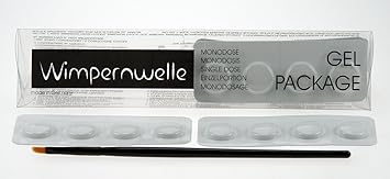 Wimpernwelle Einzelportionen Gel 1 + 2 Gele zur Wimpernformung, je 0, 25 ml, 44 (2x 24)