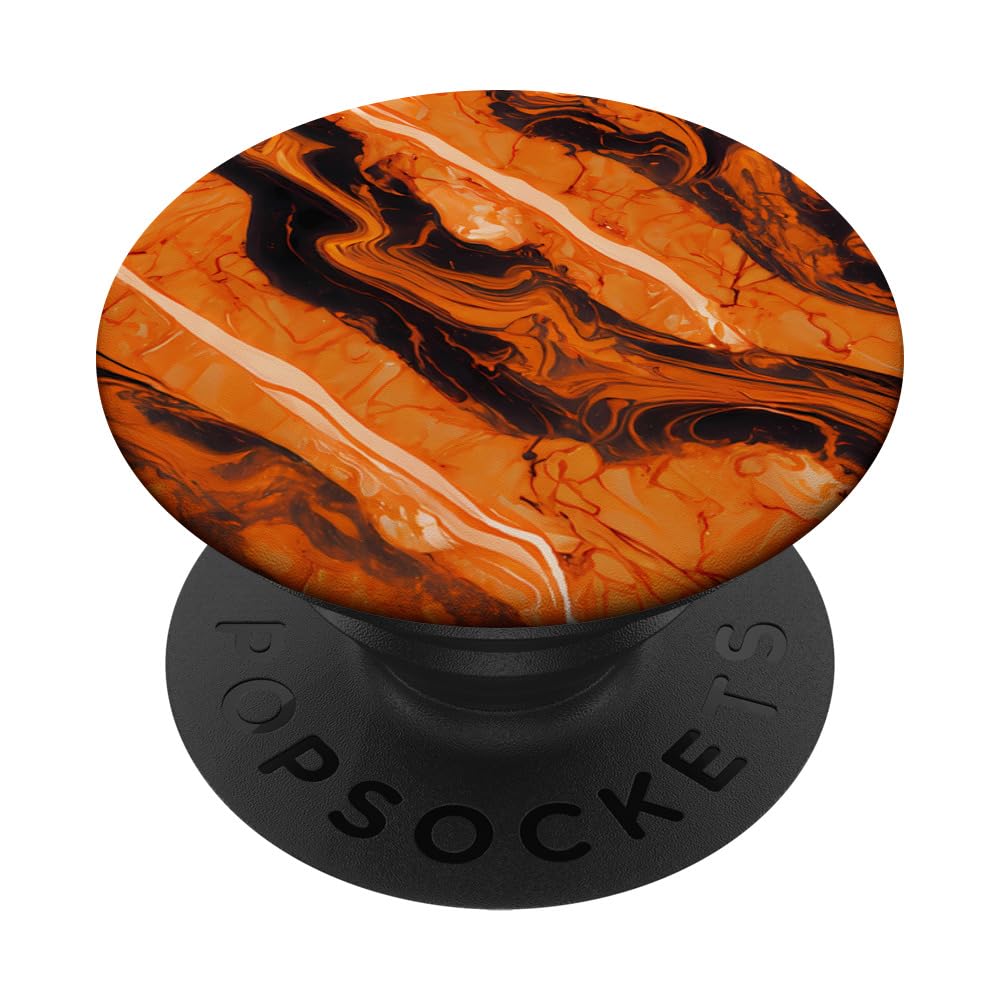 Abstract Orange Pattern #014 PopSockets Swappable PopGrip