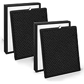 bees are busy Compatible Replacement Filter for Green Air Encore Air Purifier, Part No. KH-H201, 2-Pack (2 H13 True HEPA + 2 Activated Carbon Filters)