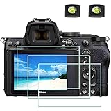 ULBTER Screen Protector for Nikon Z 5 Z5 Zf Z f Camera & Hot Shoe Cover, 0.3mm 9H Hardness Tempered Glass Saver Anti-Scrach A