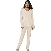 Joyaria Women's Bamboo Viscose Pajamas Set - Cooling Moisture-Wicking Sleepwear for Night Sweats, Soft Lightweight (S-XXL)