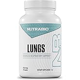 NutraBio Lungs Supplement - Blend of Immuno-LP20 and Natural Extracts to Help Support Respiratory & Immune Health - 90 Capsules
