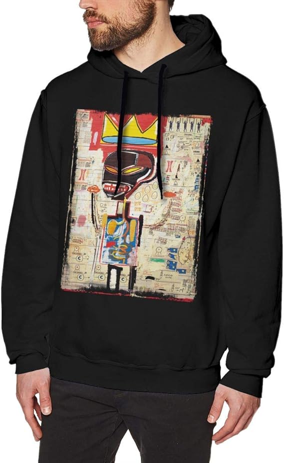 huatongxin Jean Michel Basquiat Men's Hoodies Sweater Fashion Long
