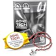 Rome Tech RTC CMOS Battery for HP EliteBook 640 G1, 645 G1, 650 G1 - BIOS CR2032 with 2 Pin Wire Cable