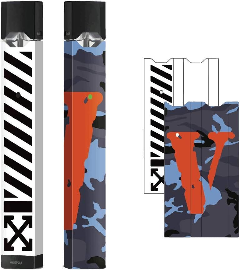 (2 Pack) Juul Skin Wrap Decal Sticker - Off White/Valentino