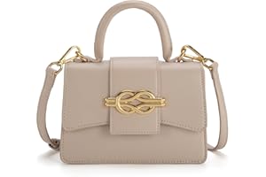 Milan Chiva Small Top Handle Purses for Women Mini Satchel Crossbody Bag Elegant Square Bag