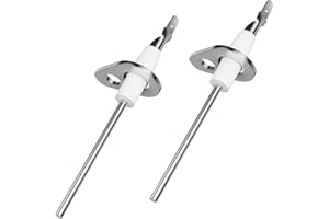 BlueStars 0130F00010 Furnace Flame Sensor Replacement Part - Compatible with Goodman Amana Furnaces - Replaces B1172606 B11726-06 20488501 P1257001F ACS90453BXA P1257007F - Pack of 2