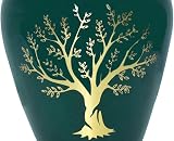 BOLD & DIVINE Tree of Life Cremation Urn Large 200 Cu In Aluminum view 3
