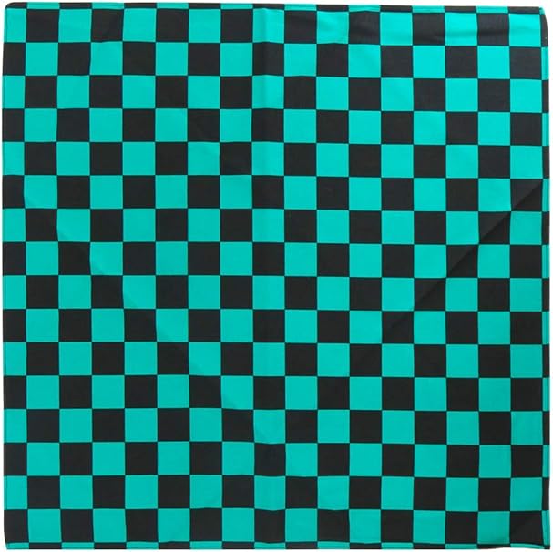 Amazon 小風呂敷 約50cm 50cm エコバック レジバッグ 市松柄 緑 黒 和柄エコバッグ 和小物 和雑貨 日本製 エーエヌエス 風呂敷 通販