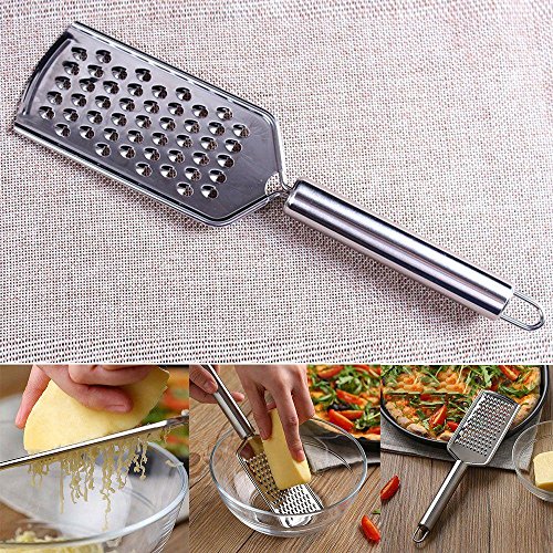 Pocktyle Practice Utensils Kitchen Accessories Stainless Steel Handheld Grater Potato Peeler Slicer Cheese Zester Fruit Vegetable Tools - Thumbnail 4