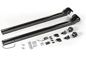 Carefree Compass 12V Electric Motorized RV Awning Arm Set – Automatic, Self-Leveling, Durable Aluminum, Motor Included – Replaces Carefree Longitude 12V Arms (Black)