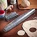 VonShef Granite Tapered French Rolling Pin and Stand Set