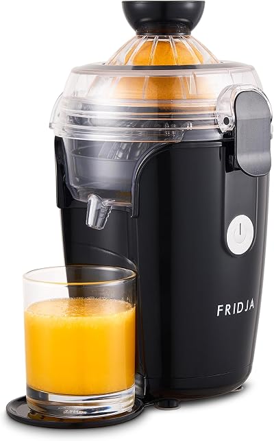 Fridja f800 Automatic Citrus Juicer Machine 50W 400ml Black Stainless