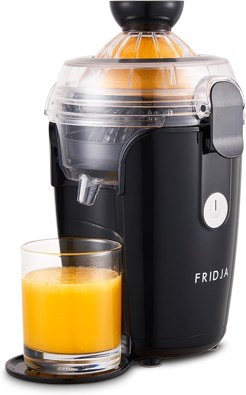 Fridja f800 Automatic Citrus Juicer Machine 50W 400ml Black Stainless