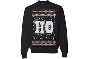 Wild Bobby Where my Hos At Santa Ugly Christmas Sweater Unisex Crewneck Graphic Sweatshirt