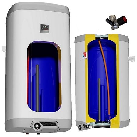 50 80 100 125 160 L Liter elektrischer Boiler Warmwasserspeicher eckig wandhängend Heizleistung 2 oder 4 kW verschleißfreier 