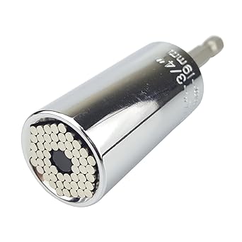 Amazon Dorjeey 万能ソケット ユニバーサル ソケットレンチ 2点セット 7 19mm 1 4 3 4インチ 対応 グリッパー ドリルアダプター ライトソケット 産業 研究開発用品 通販