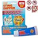 2 Gel Tubes Sting Zapper Wipe Away Venom Jellyfish Sea Life Wasp Bite First Aid