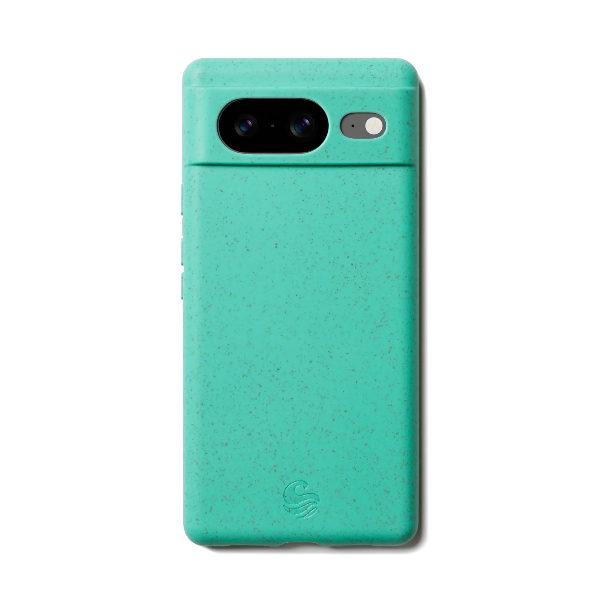 Wave Case Google Pixel 8 Phone Case - Eco-Friendly Wheat Straw Phone Case with Shock-Absorbing Corners | 2mm Raised Lip | Ultra-Thin Design, 360° Protection | Turquoise