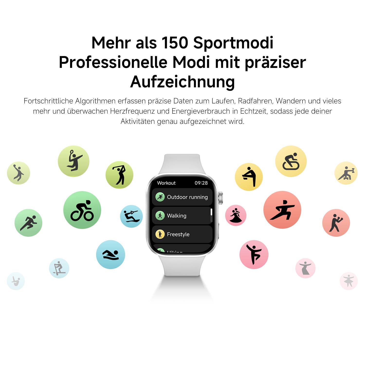 XIAOMI Redmi Watch 6 NFC, Smartwatch Damen, 24 Tage Akku, Schwarz 5