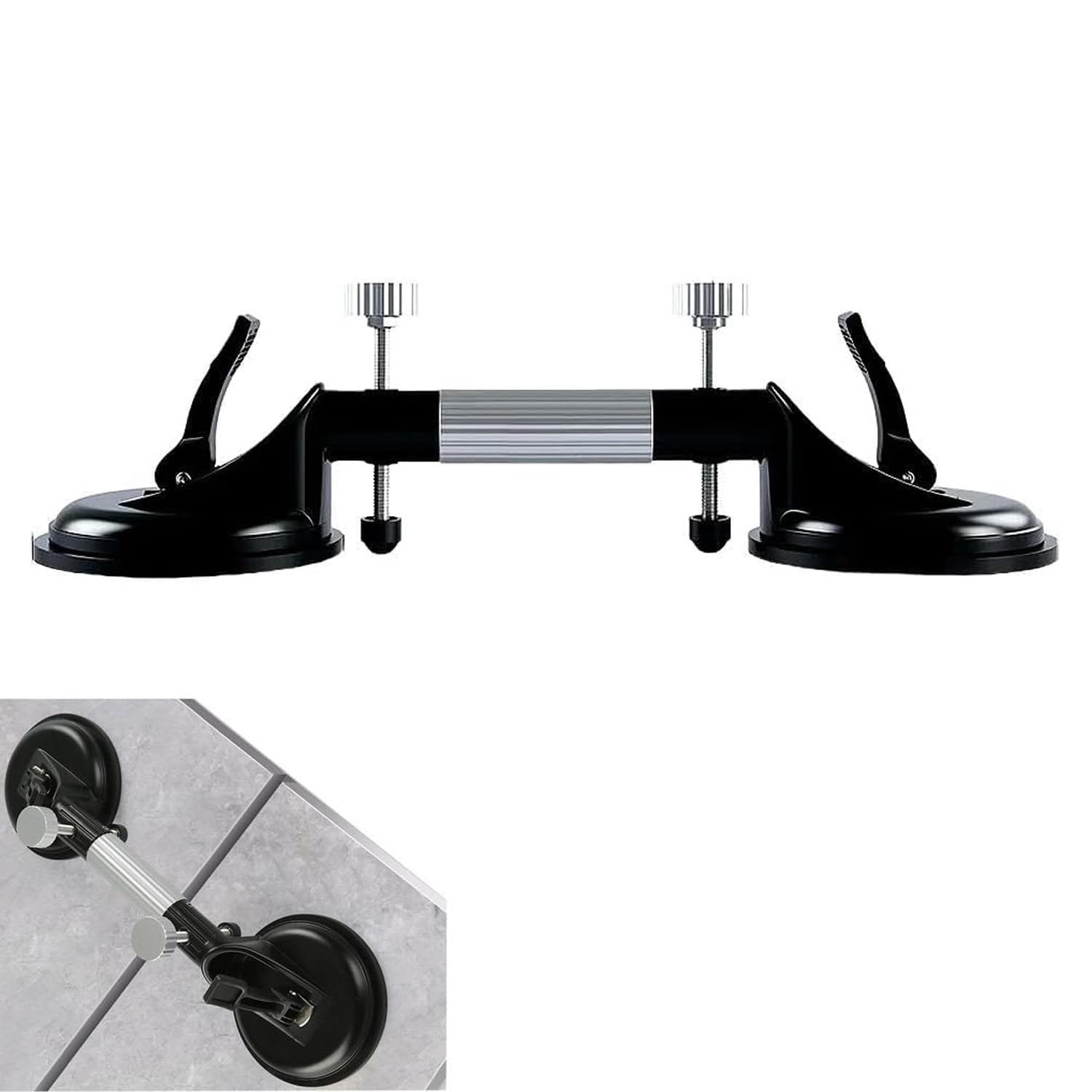 Photo 1 of 2026 Upgraded Adjustable Granite Seam Setter with Vacuum Suction Cups for Seam Joining and Leveling, Floor Suction Cup Countertop Installation Tool for Granite, Marble, Stone, Slab, and Glass