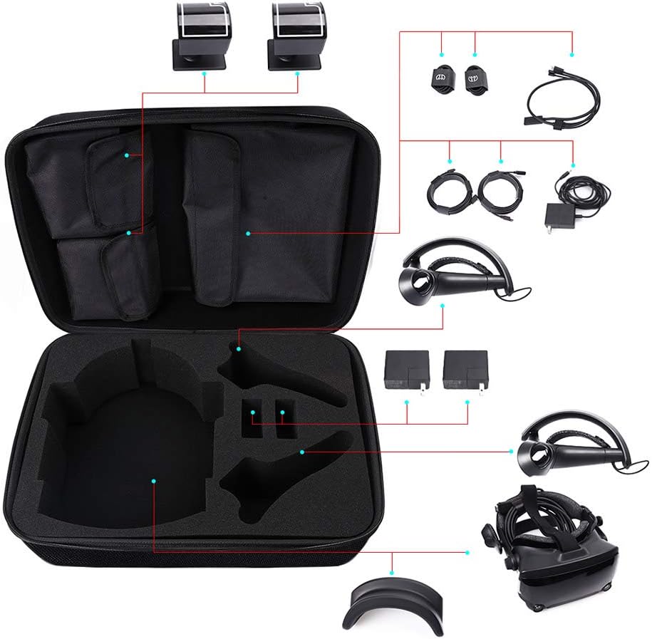 Electronics Esimen Hard Carry Case for Valve Index VR Full Kit Headset