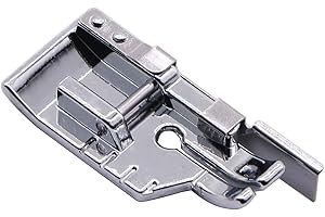 Floopstyle 1/4 Inch Quilting Patchwork Presser Foot with Edge Guide for Low Shank Snap-On Singer, Brother, Babylock, Janome, 