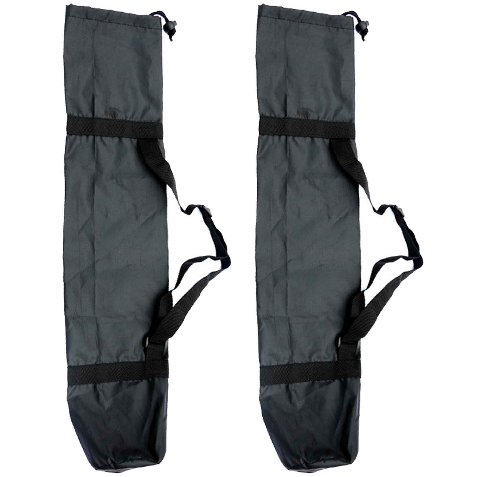 KASESSS 2 Pcs Yoga Mat Bag, Large Yoga Mat Bags and Carriers, Oxford Cloth Tripod Bag with Adjustable Carry Strap, Exercise Mat Storage Drawstring Bags for Tent Pole, Mic Stand, Light Stands, 23x130cm