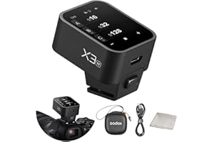 Godox X3N X3 N X3-N 𝗧𝗼𝘂𝗰𝗵𝘀𝗰𝗿𝗲𝗲𝗻 TTL Wireless Flash Trigger for Nikon Camera, with TCM Conversion 2.4G 1/8000s HSS,Built-in 3.7V 850mAh Li-Ion Battery (X2T-N,XPro-N,XProII-N,Upgrade Version)