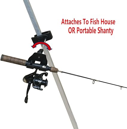 ice fishing pole holder