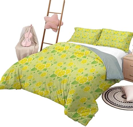 lemon nursery bedding