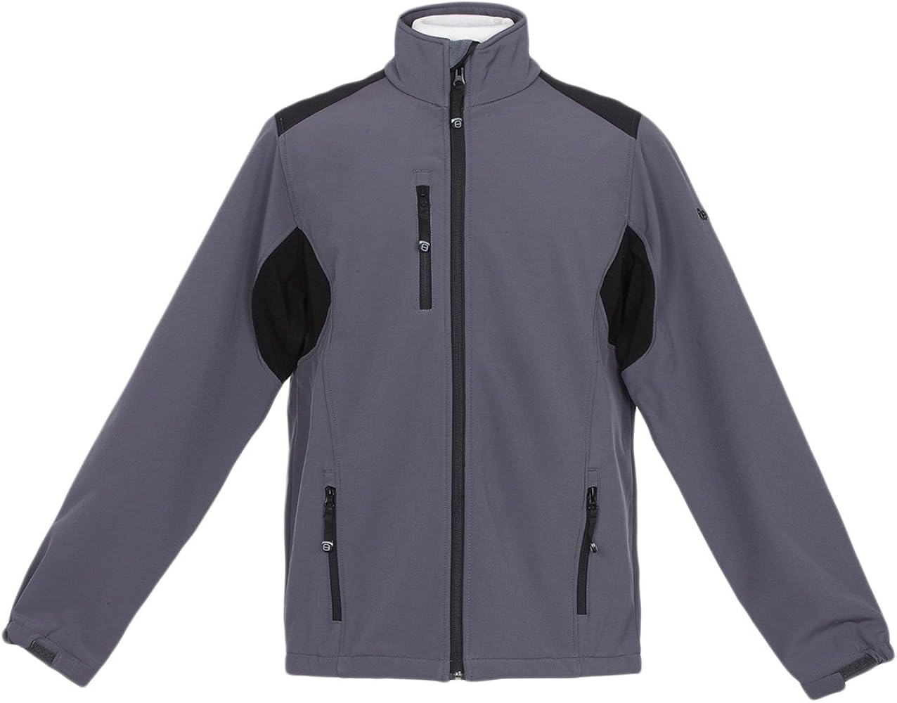 reebok men's mixed media softshell jacket