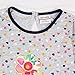 Novatx Baby Kids Winter Bow Check Pattern Girls Clothes H6328 Grey (3/4y)