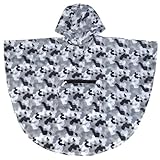 Wildkin Camo Gray Poncho (6-12)
