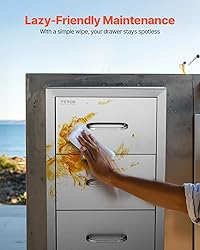 VEVOR Outdoor Kitchen Drawers 16" W x 28.5" H x