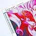 Staroar 5D Diamond Painting kits for Adults Full Drill Round with AB Diamonds - Abstract Flower Cross Stitch Diamond Art