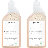 naturally it's clean Floor Enzyme Floor Cleaner | 24 Gallon Rinse Free Concentrate | 2 Pack