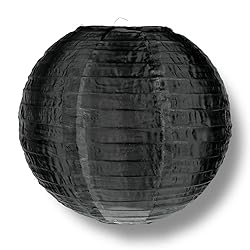 Quasimoon PaperLanternStore.com 4 Inch Black Round