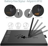 GAOMON M10K Pro 10 x 6.25 Tablet with 8192 Pressure, Battery-Free Pen, OTG view 3