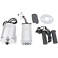 Electric Bike Kit, 48V 2000W Electric Brushless DC Motor Complete Kit 4300rpm High Speed Motor w/LCD Throttle 3 Speeds Electric Bike Motor Kit for Electric Scooter Bicycle Motorcycle Mid Drive Motor