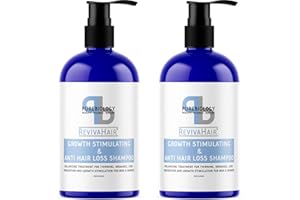 PURE BIOLOGY Biotin Shampoo for Thinning Hair Care | RevivaHair Volumizing Shampoo with Procapil Keratin and Rosemary Oil for Hair Treatment | Thinning Hair Shampoo for Men and Women with Vitamin B and E (2 Pack)