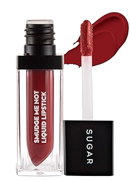 SUGAR Cosmetics Smudge Me Not Liquid Lipstick 29 Scarlet Starlet (Orange Red)