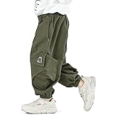 MINI PANDA Toddler Pants Boys& Girls, Relaxed Stretch Twill Toddler Casual Pants