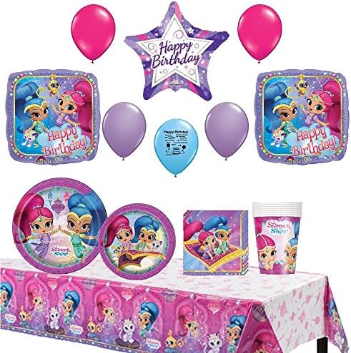 Shimmer and Shine Party Supply Bundle for 8 Guests