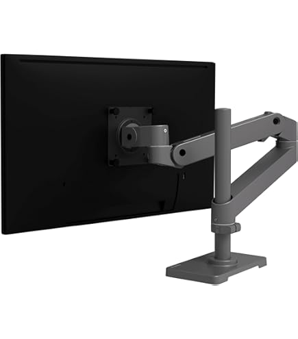 モニターアーム Ergotron LX Desk Monitor Arm LX Desk Mounted Monitor Arm With Tilt and Rotation | Ergotron