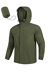 COOFANDY Men's Rain Jacket Waterproof Lightweight